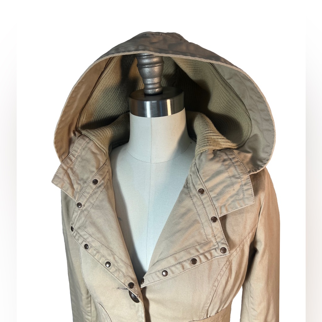 Anthropologie Tulle Coat With Hood